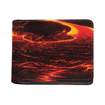 Lava Flow Print Bifold Wallet