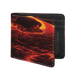 Lava Flow Print Bifold Wallet