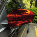 Lava Flow Print Car Side Mirror Covers