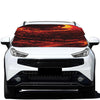 Lava Flow Print Car Windshield Snow Cover