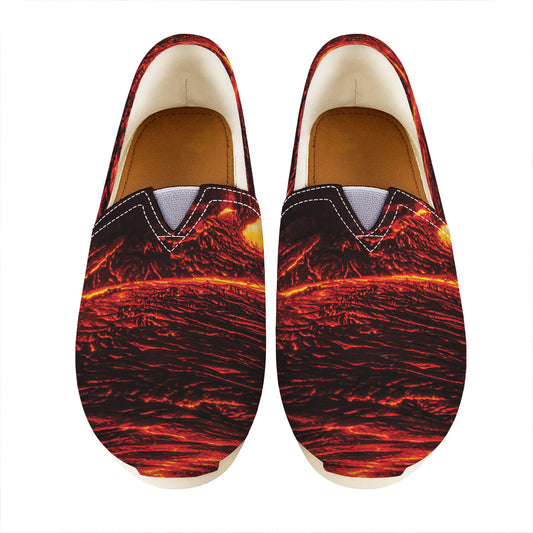 Lava Flow Print Casual Shoes