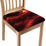 Lava Flow Print Chair Cushion Cover