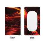 Lava Flow Print Changing Pad Cover