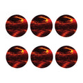 Lava Flow Print Coaster Set
