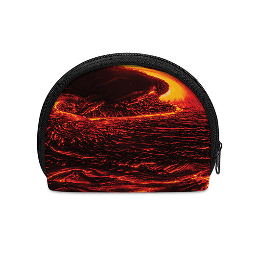Lava Flow Print Coin Purse