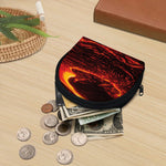 Lava Flow Print Coin Purse