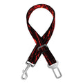 Lava Flow Print Dog Seat Belt