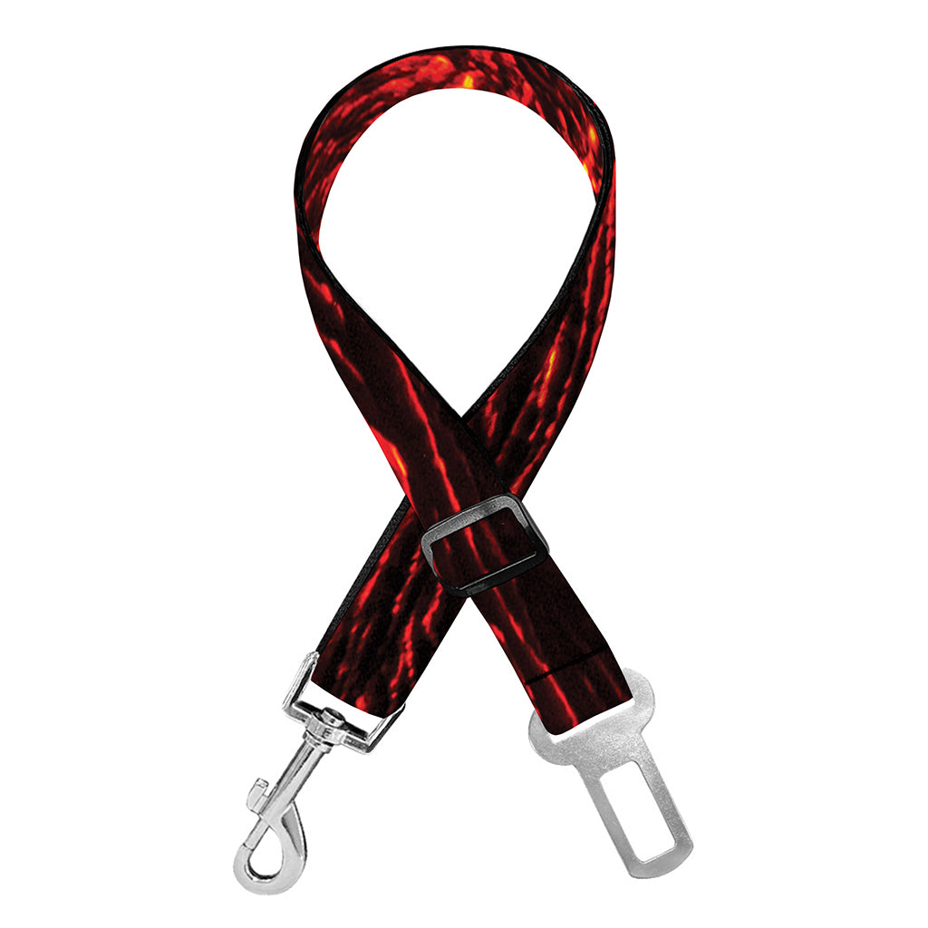 Lava Flow Print Dog Seat Belt
