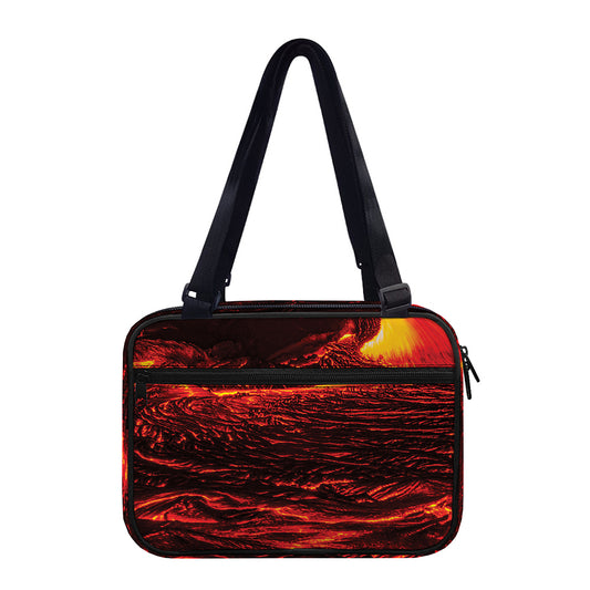 Lava Flow Print Double Strap Bible Bag