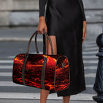 Lava Flow Print Duffle Bag