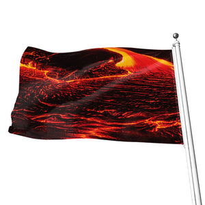 Lava Flow Print Flag