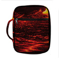 Lava Flow Print Front Pocket Bible Bag