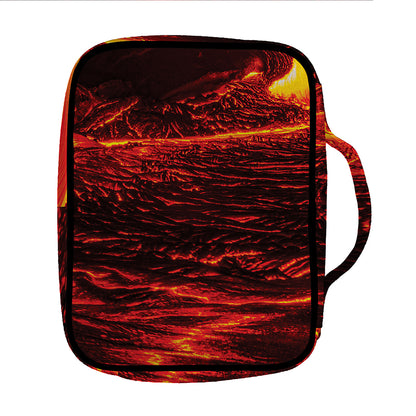 Lava Flow Print Front Pocket Bible Bag