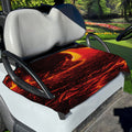 Lava Flow Print Golf Cart Seat Cover