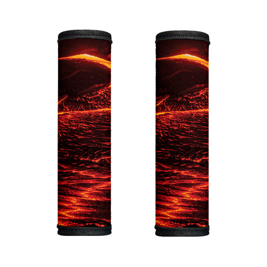 Lava Flow Print Handle Covers