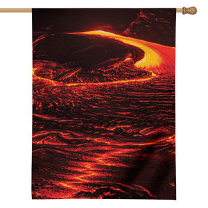 Lava Flow Print House Flag