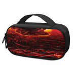 Lava Flow Print Insulin Cooler Travel Case