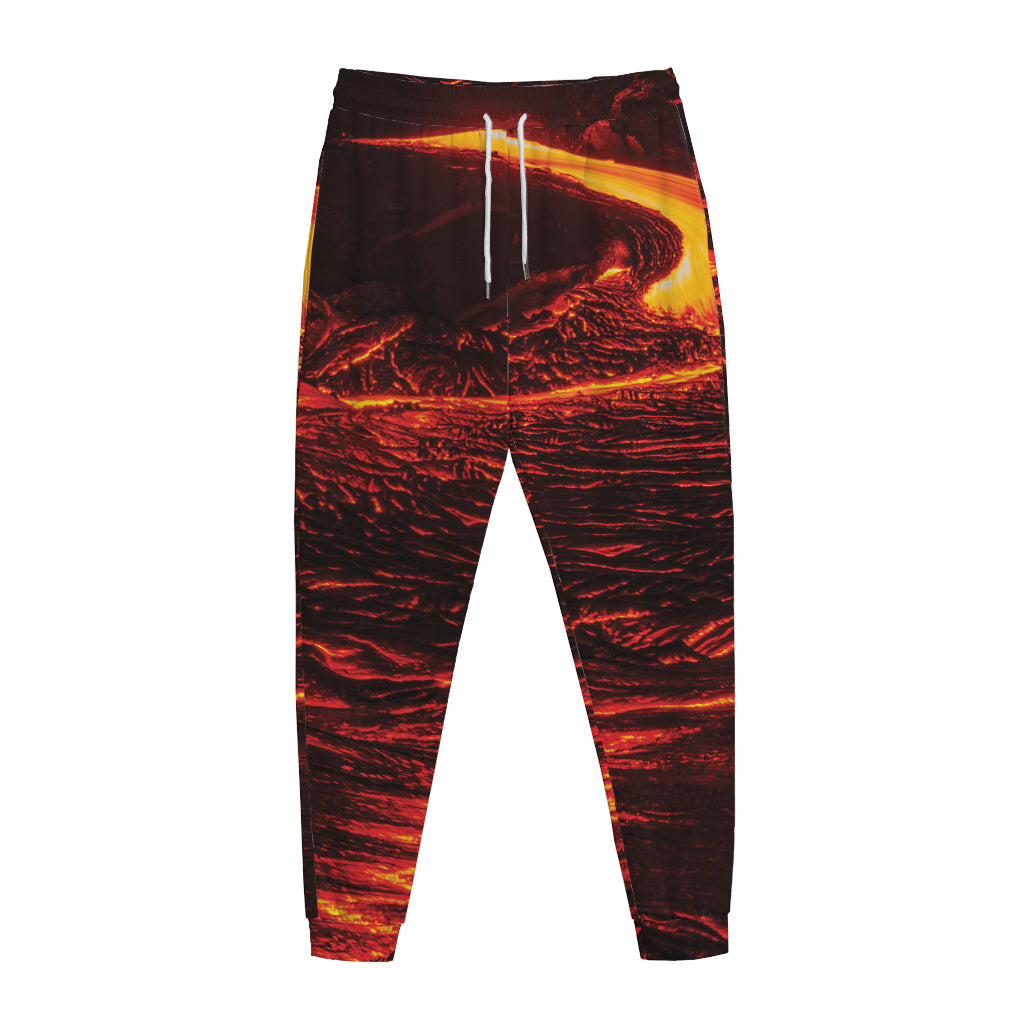 Lava Flow Print Jogger Pants