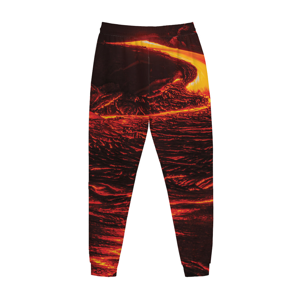 Lava Flow Print Jogger Pants