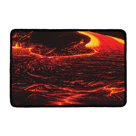Lava Flow Print Kitchen Mat