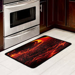 Lava Flow Print Kitchen Mat