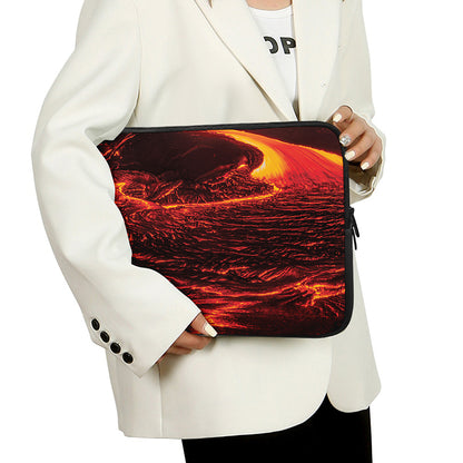Lava Flow Print Laptop Sleeve