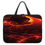 Lava Flow Print Laptop Sleeve With Handle