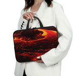 Lava Flow Print Laptop Sleeve With Handle