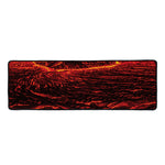 Lava Flow Print Long Kitchen Mat