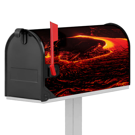 Lava Flow Print Mailbox Cover