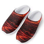 Lava Flow Print Mesh Casual Shoes