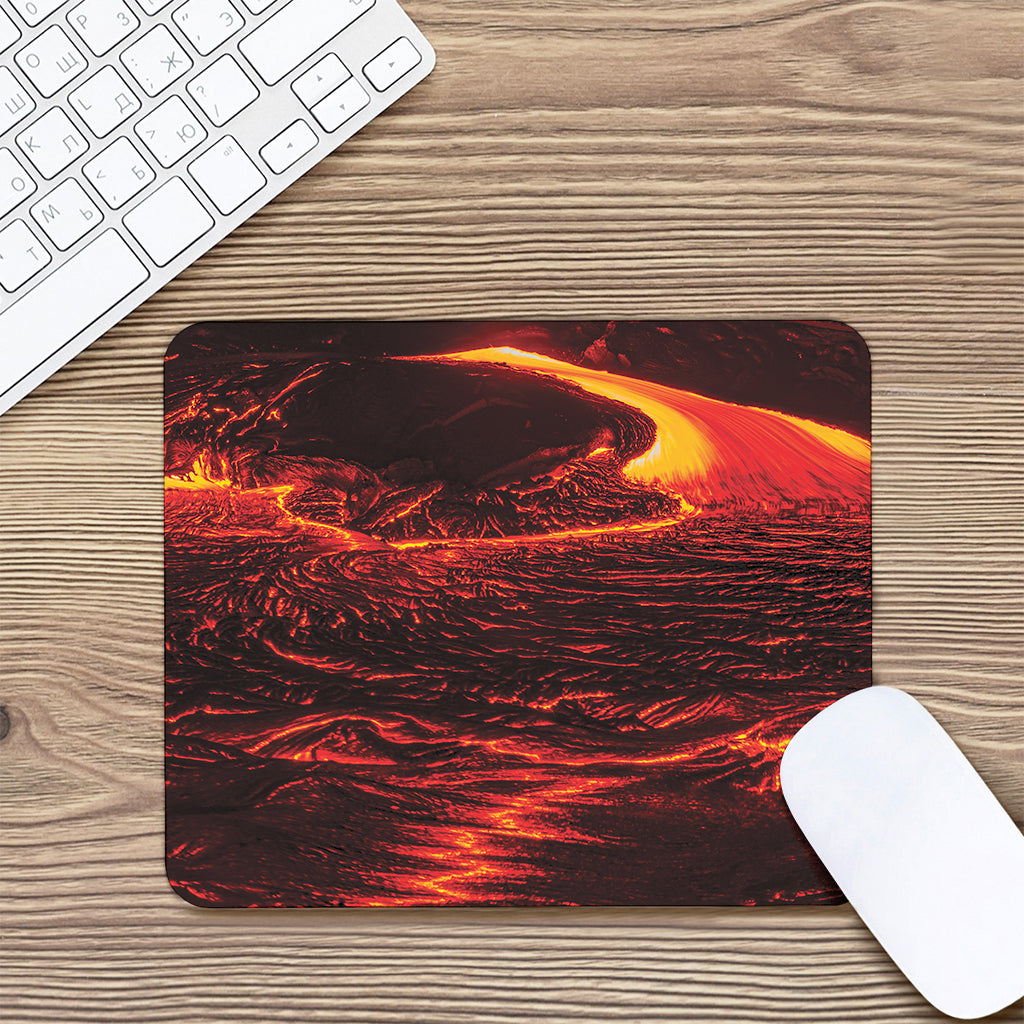 Lava Flow Print Mouse Pad