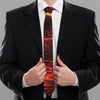 Lava Flow Print Necktie