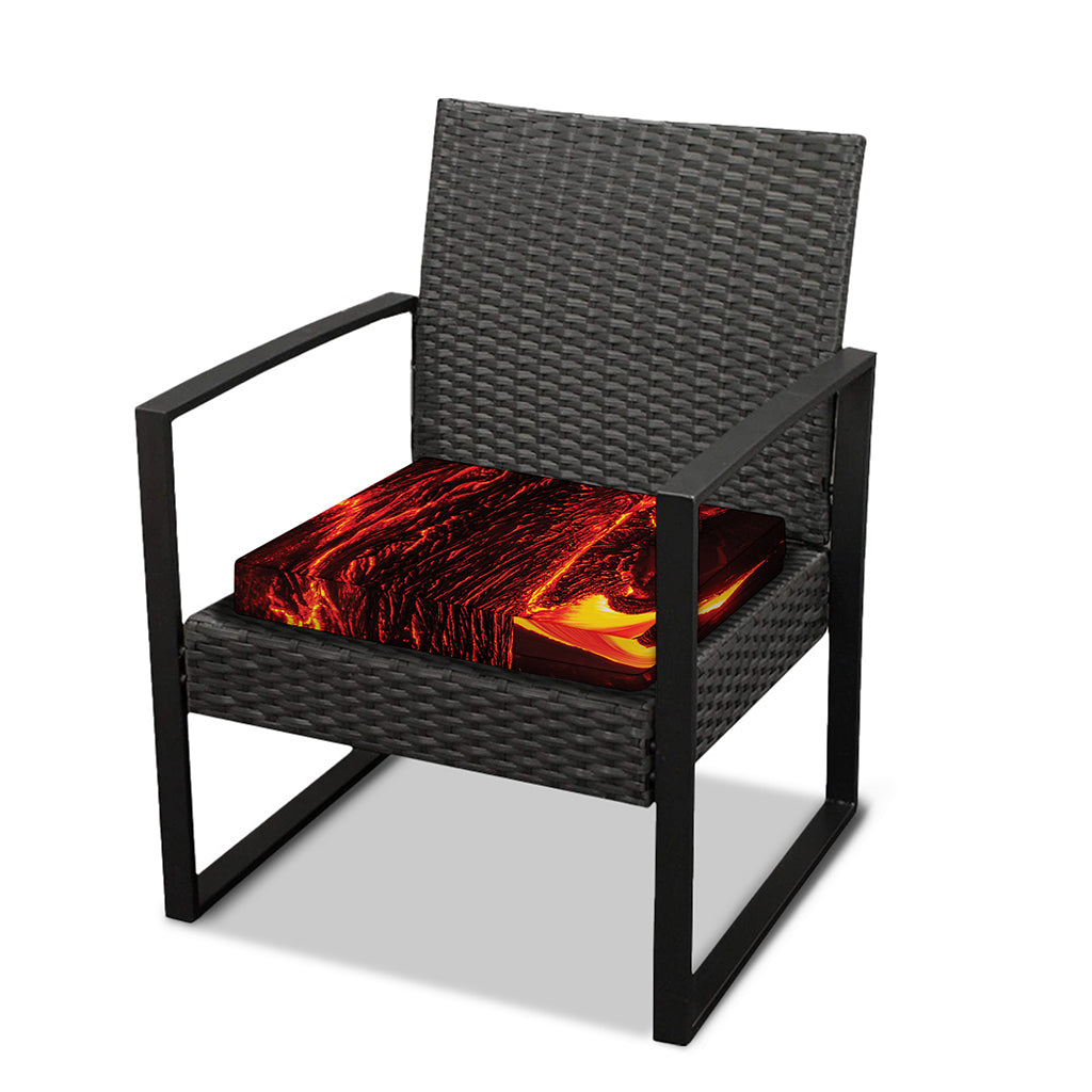 Lava Flow Print Outdoor Seat Cushion Cover