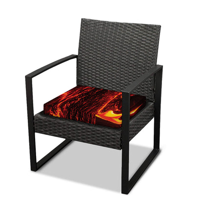 Lava Flow Print Outdoor Seat Cushion Cover