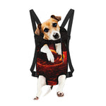 Lava Flow Print Pet Carrier Backpack