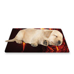 Lava Flow Print Pet Cooling Mat Cover