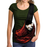 Lava Flow Print Pet Sling Carrier