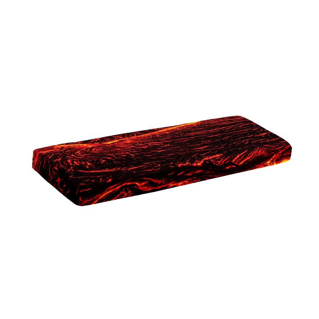 Lava Flow Print Piano Keyboard Cover