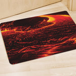 Lava Flow Print Polyester Doormat