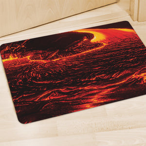 Lava Flow Print Polyester Doormat