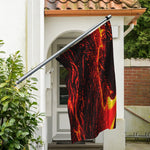 Lava Flow Print Polyester Flag