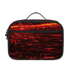 Lava Flow Print Portable Lunch Bag