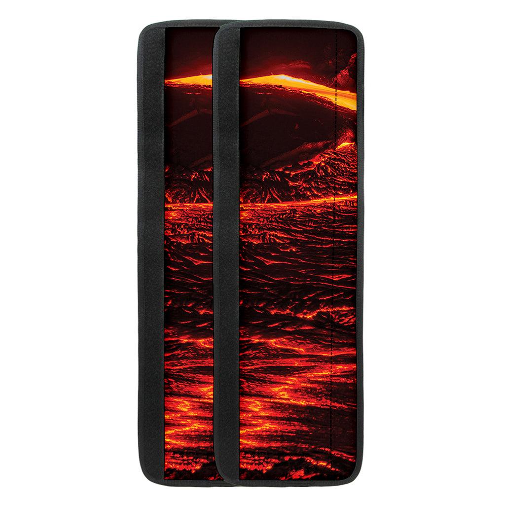 Lava Flow Print Refrigerator Handle Covers