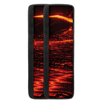 Lava Flow Print Refrigerator Handle Covers