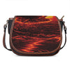 Lava Flow Print Saddle Bag