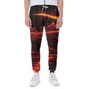 Lava Flow Print Scuba Joggers