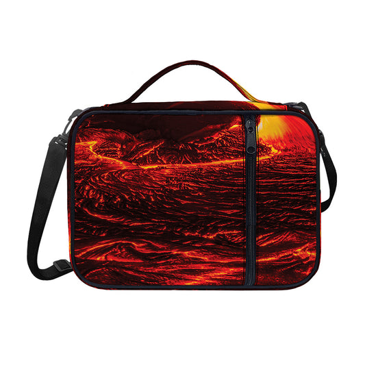 Lava Flow Print Shoulder Strap Bible Bag