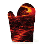 Lava Flow Print Single Oven Mitt