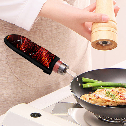 Lava Flow Print Skillet Handle Cover